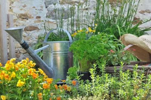 Planning a flower bed in Hoxton with soil preparation and layout design